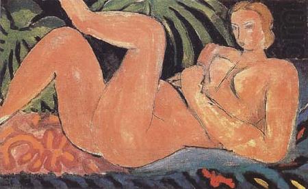 Henri Matisse Nude with Heel on her Knee (Reclining Nude) (mk35) china oil painting image